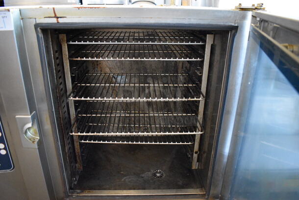 	2012 Alto Shaam Model 10.10 ES Stainless Steel Commercial Electric Powered Combitherm Convection Oven w/ View Through Door and Metal Oven Racks. 208-240 Volts, 3 Phase. 42x32x40 - Image 7 of 7