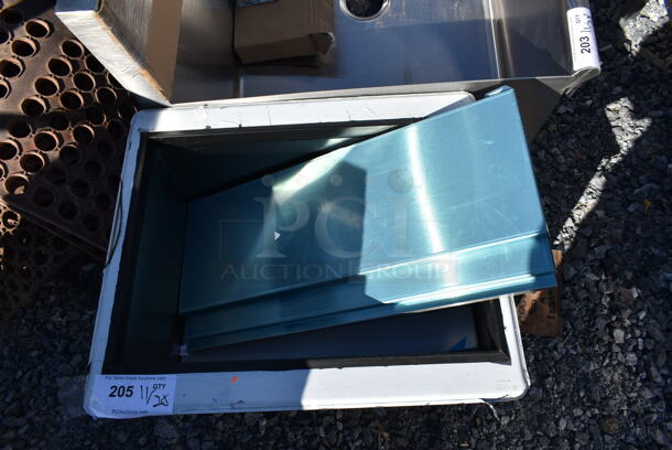 BRAND NEW SCRATCH AND DENT! Stainless Steel Commercial Drop In Ice Bin w/ Cold Plate. - Image 2 of 3