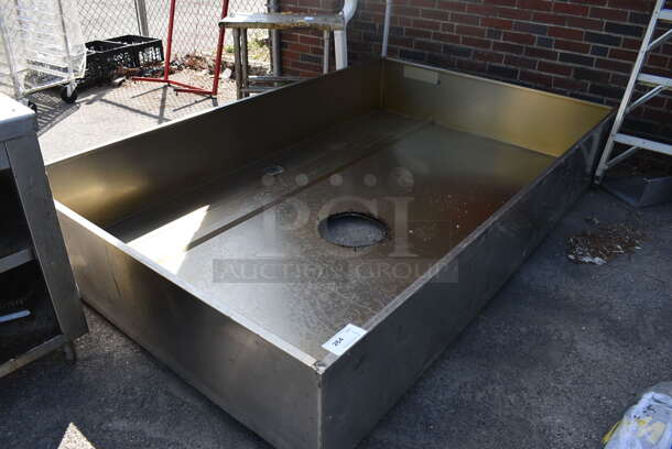 8' Metal Commercial Steam Hood. 96x60x18  - Image 3 of 5