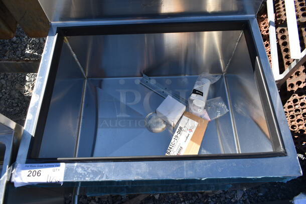 BRAND NEW SCRATCH AND DENT! Eagle B24IC-19-DSR Stainless Steel Commercial Drop In Ice Bin. - Image 2 of 4