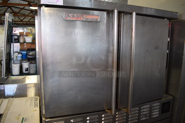 2 Blodgett Zephaire Stainless Steel Commercial Propane Gas Powered Full Size Convection Oven w/ Solid Doors, Metal Racks and Thermostatic Controls on Commercial Casters. 38x40x68.5. 2 Times Your Bid! - Image 6 of 7
