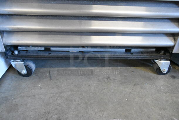 2021 True T-19F-HC Stainless Steel Commercial Single Door Reach In Freezer w/ Poly Coated Racks on Commercial Casters. 115 Volts, 1 Phase. Tested and Working! - Image 3 of 6