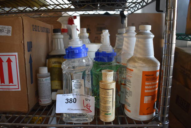 ALL ONE MONEY! Lot of Various Cleaner Including Soap and General Purpose Spotter.