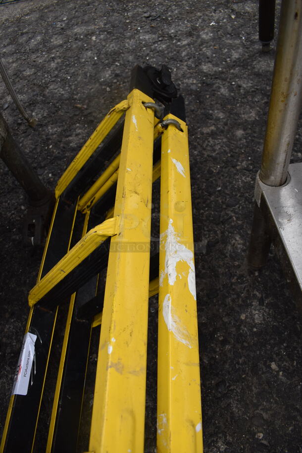 Yellow and Black Metal Ladder. 20x7x45 - Image 5 of 5