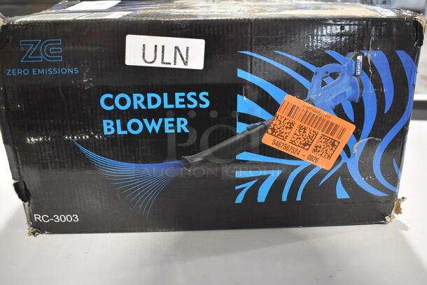 IN ORIGINAL BOX! RC-3003 Cordless Blower. 