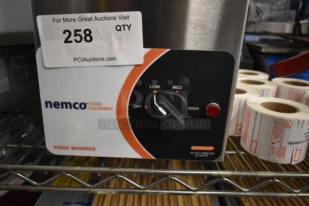BRAND NEW SCRATCH AND DENT! 2023 Nemco 6145 Stainless Steel Commercial Countertop Food Warmer. 120 Volts, 1 Phase. Tested and Working! - Image 2 of 4