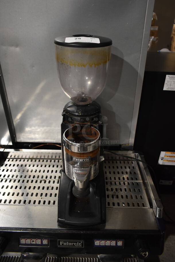 Compak K-5 ANTRACITA Stainless Steel Commercial Countertop Espresso Bean Grinder. 110 Volts, 1 Phase. Tested and Working!