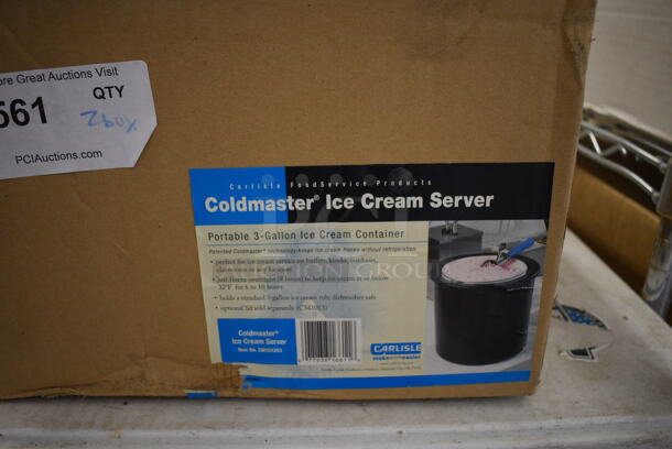 2 BRAND NEW IN BOX! Carlisle Coldmaster Ice Cream Servers. 12.5x12.5x11.5. 2 Times Your Bid! - Image 3 of 3