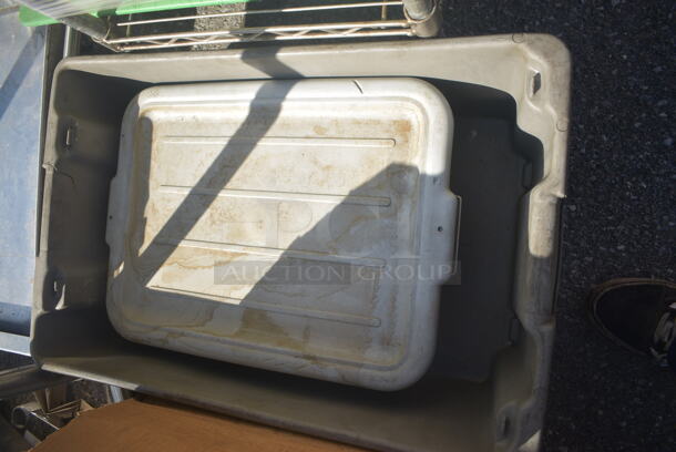 ALL ONE MONEY! Lot of Plastic Storage Bins, Paper Bags, AND MORE!  - Image 2 of 5