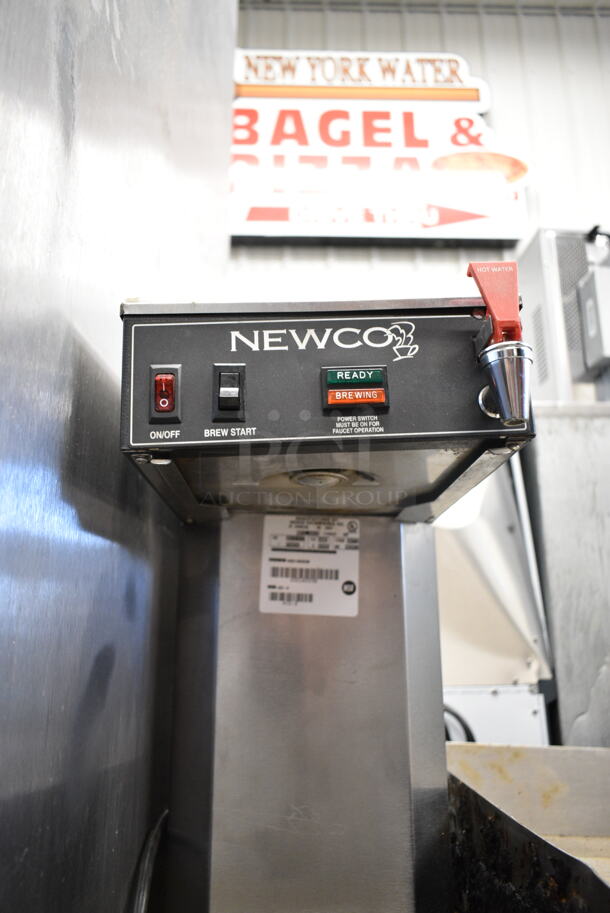 Newco ACE-D Stainless Steel Commercial Countertop Coffee Machine w/ Hot Water Dispenser. 120 Volts, 1 Phase.  - Image 4 of 6