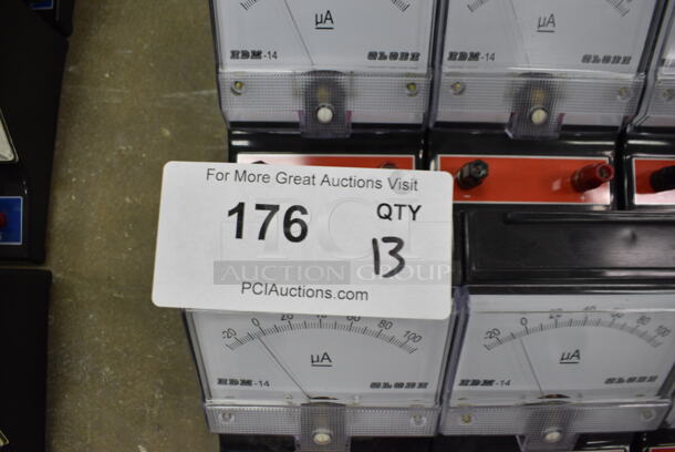 13 Globe EDM-14 Amp Meteres in Red and Black. 13 Times Your Bid! (Main Building) - Image 5 of 8