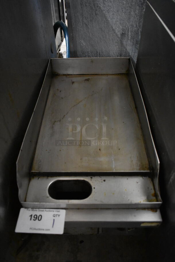 2014 Grindmaster Cecilware Stainless Steel Commercial Countertop Electric Powered Flat Top Griddle.  - Image 3 of 7