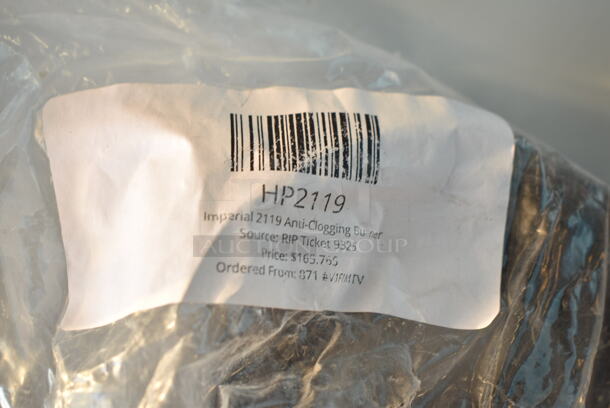 3 BRAND NEW SCRATCH AND DENT! Items; HP1230S Imperial 1230-S Saute Burner Head, HP31557 Imperial 31557 Burner Head Only and HP2119 Imperial 2119 Anti-Clogging Burner. 3 Times Your Bid! - Image 5 of 5