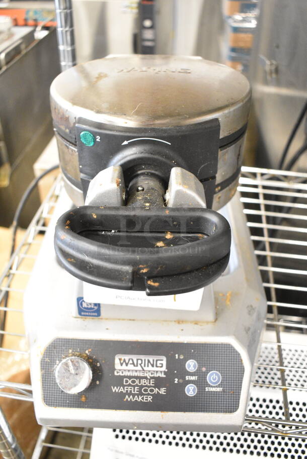 Waring WWCM200 Metal Countertop Waffle Cone Maker. 120 Volts, 1 Phase. Tested and Working! - Image 1 of 6