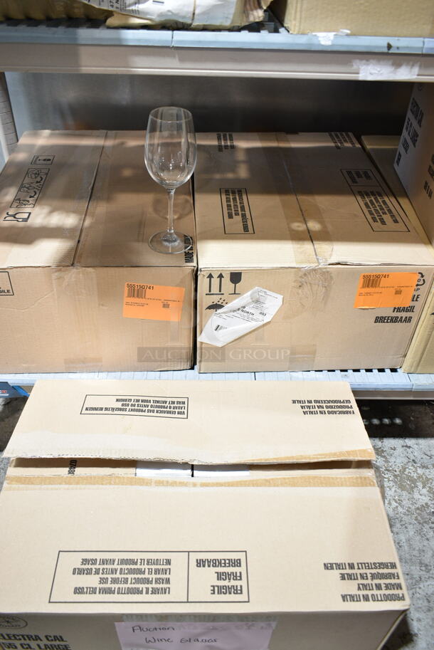 3 Boxes of 24 BRAND NEW IN BOX! Bormioli Rocco Wine Glasses. 3 Times Your Bid! - Image 3 of 8