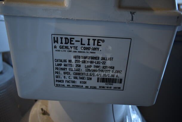 4 Genlyte Metal Wide-Lite Lights. 4 Times Your Bid! - Image 4 of 5