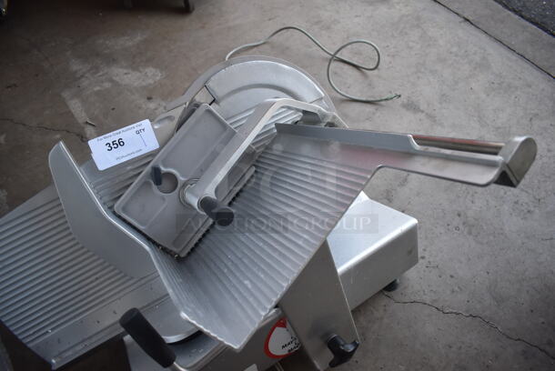 2012 Bizerba GSP H Stainless Steel Commercial Countertop Meat Slicer. 120 Volts, 1 Phase. 25x28x24. Cannot Test Due To Cut Power Cord - Image 3 of 8