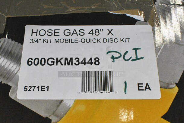2 BRAND NEW IN BOX! Items Including HP2119 Imperial 2119 Anti-Clogging Burner and Regency 600GKM3448 Regency 48" Mobile Gas Connector Hose Kit with 2 Elbows, Full Port Valve, Restraining Device, and Quick Disconnect - 3/4". 2 Times Your Bid!  - Image 4 of 4