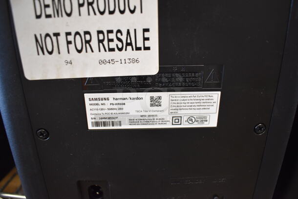 2 Samsung PS-WR65D Subwoofer Speakers. 110-120 Volts, 1 Phase. 8x12x14. 2 Times Your Bid! - Image 6 of 7