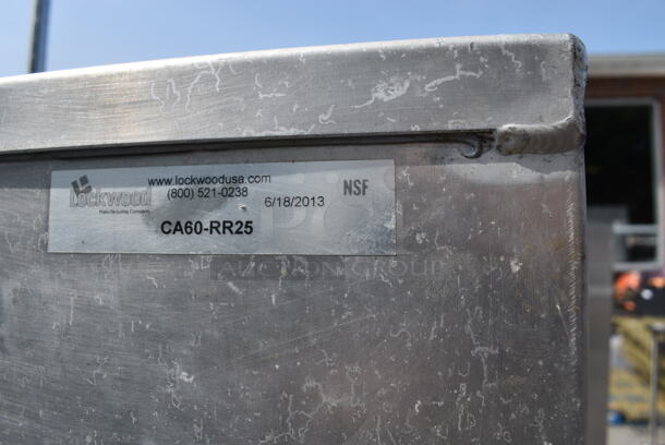 Lockwood CA60-RR25 Commercial Stainless Steel Retarder Cabinet With Pan Racks on Galvanized Legs - Image 7 of 7