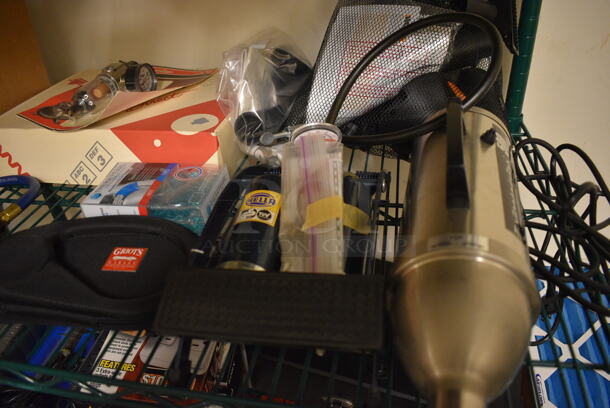 ALL ONE MONEY! Tier Lot of Various Items Including Hot/Cold Sports Pack, Hoses, and Vacuum Attachments - Image 2 of 7