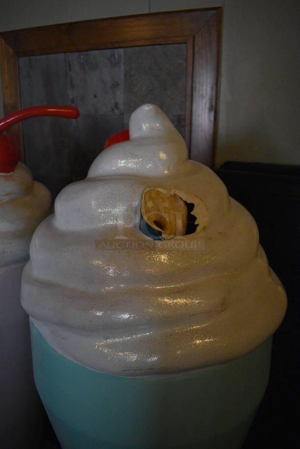 5 Decorative Sundae Statues. 24x24x70. 5 Times Your Bid! BUYER MUST REMOVE. (Susquehanna Ale House) - Image 3 of 6