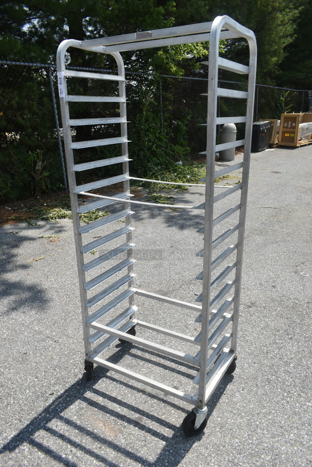 Metal Commercial Pan Transport Rack on Commercial Casters. - Image 3 of 3