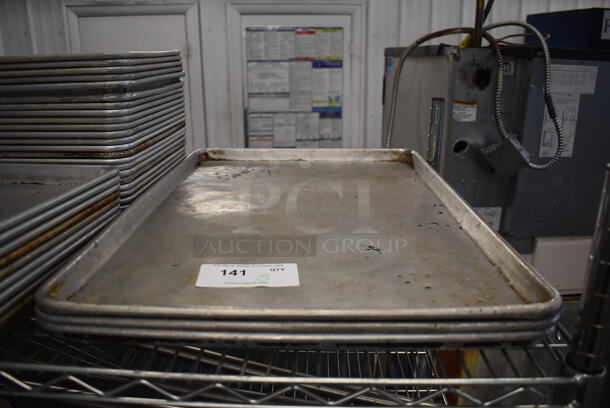3 Metal Full Size Baking Pans. 18x26x1. 3 Times Your Bid! - Image 1 of 4