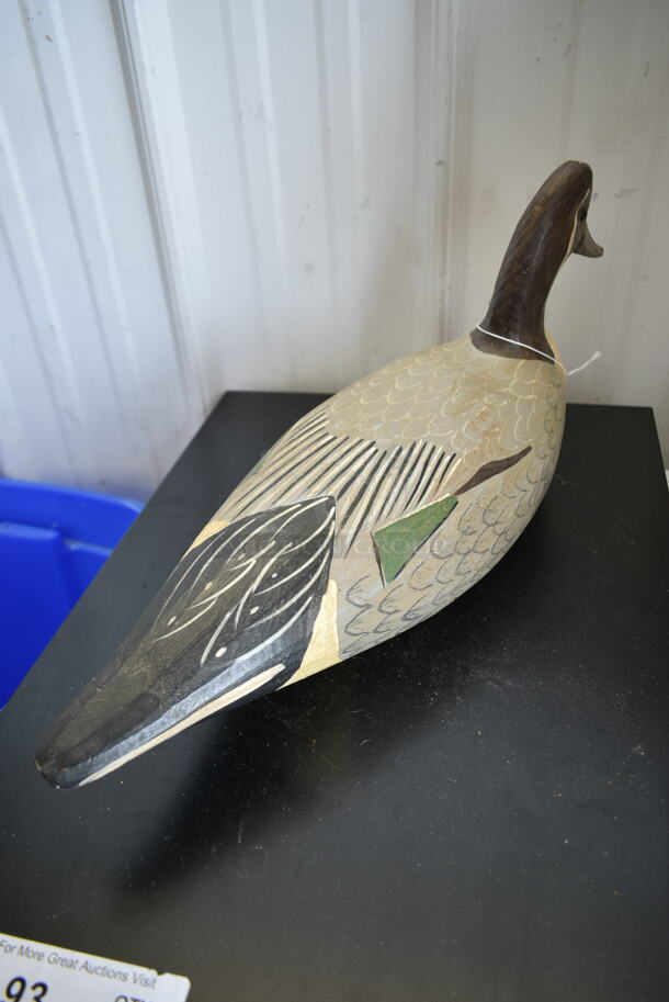 Hand Carved Duck Decoy by Jimmy Bowden - Image 4 of 6