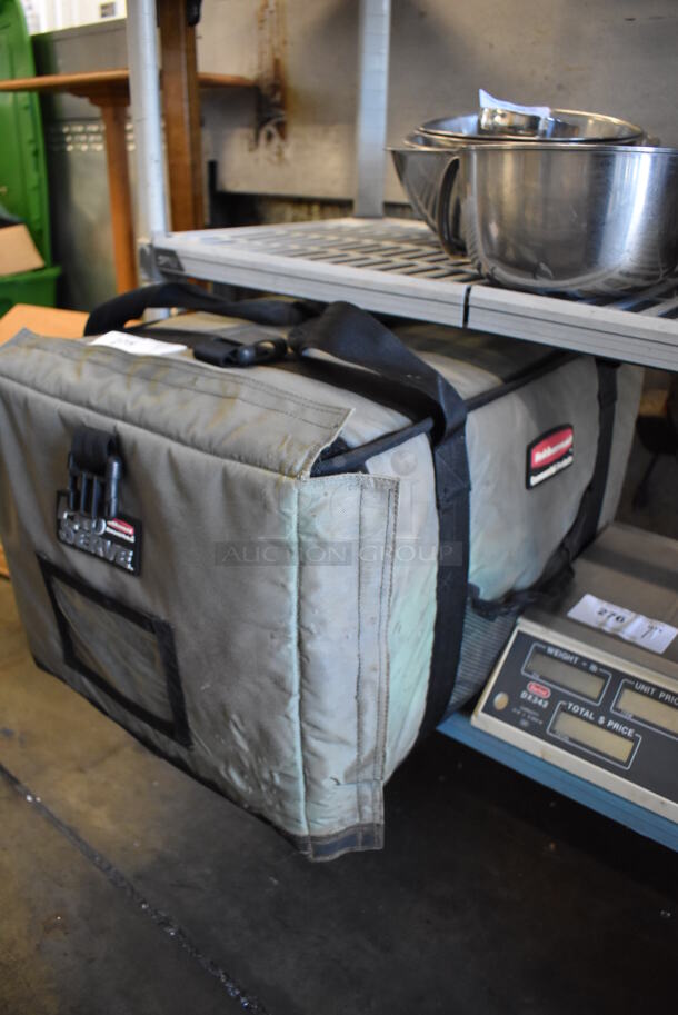 Rubbermaid Pro Serve Gray Front Load Portable Food Carrying Case. 17x27x15 - Image 4 of 6