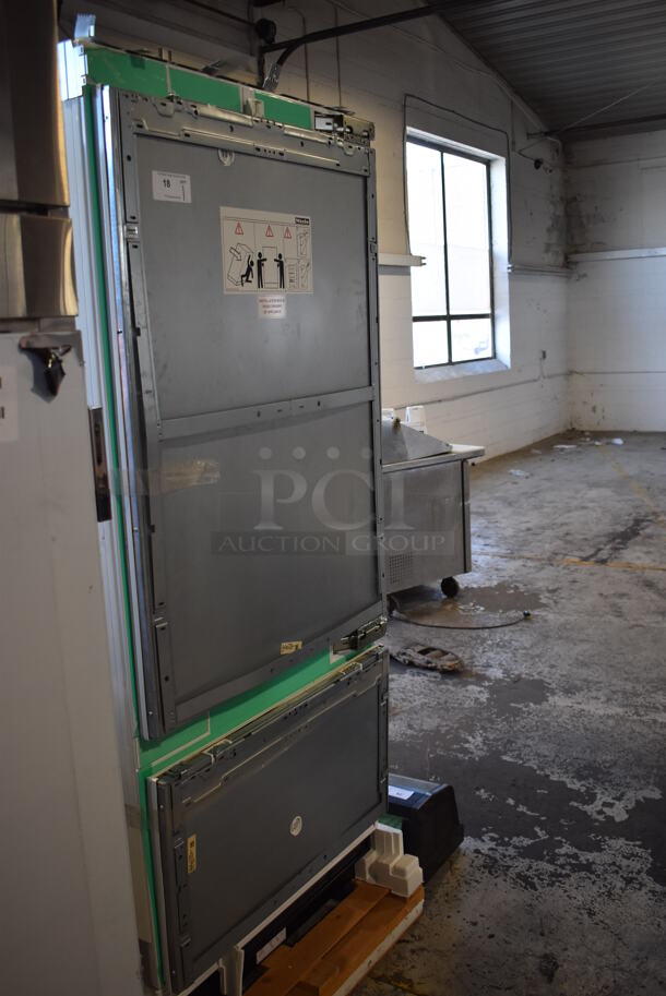 LIKE NEW! Miele KIMBM36US Stainless Steel Commercial Cooler Freezer Combo Unit. 115 Volts, 1 Phase. Unit Has Only Been Used a Few Times! Tested and Does Not Power On - Image 2 of 7