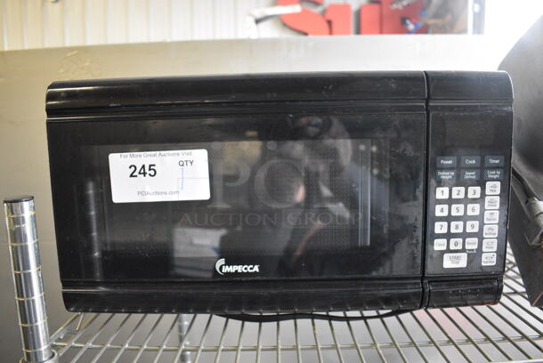 Impecca Countertop Microwave Oven w/ Plate. 120 Volts, 1 Phase. 19x13x11