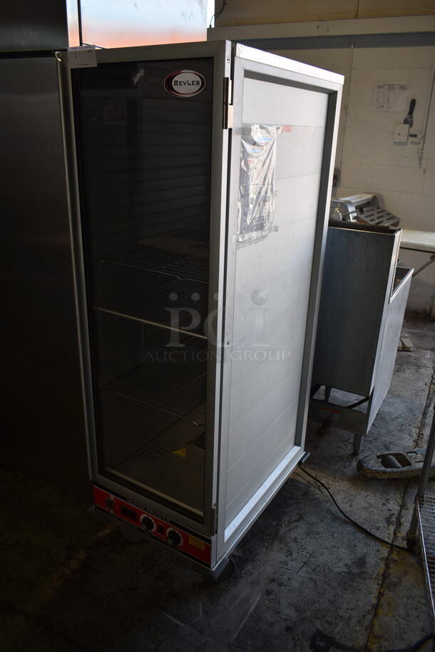 2019 Bevles HPC-6836 Metal Commercial Single Door Reach In Heated Holding Cabinet on Commercial Casters. 120 Volts, 1 Phase. Tested and Working! - Image 3 of 6