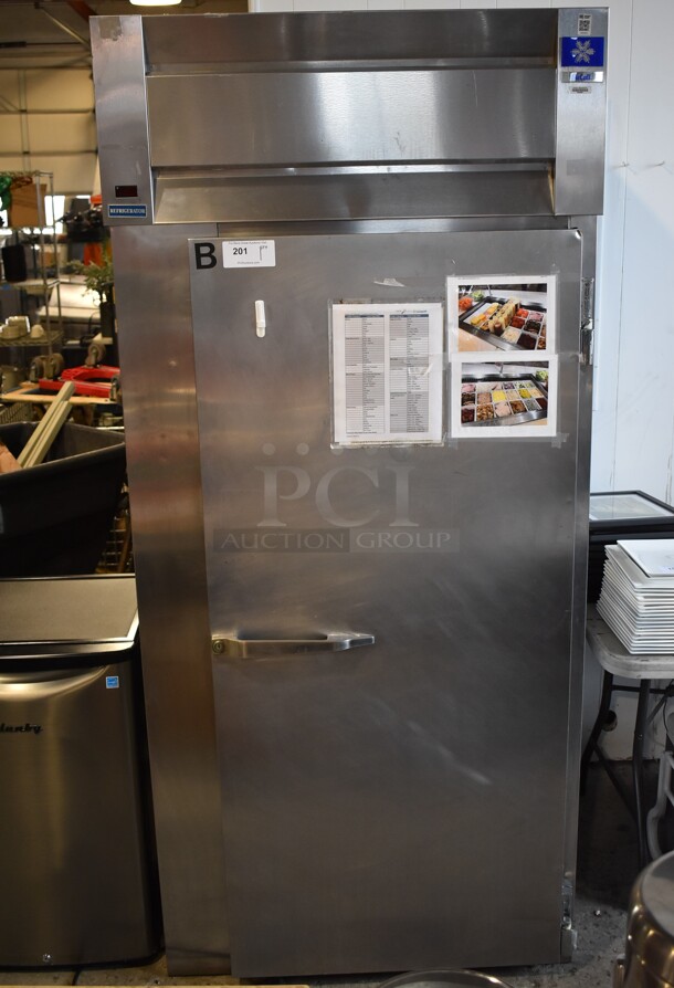 McCall L2-2001 Stainless Steel Commercial Single Door Roll In Rack Cooler Retarder. 115 Volts, 1 Phase. 39x37x85.5. Tested and Working! - Image 1 of 7