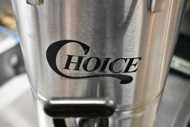 2 BRAND NEW SCRATCH AND DENT! Choice 407ITD4GS 4 Gallon Slim Iced Tea Dispenser. 2 Times Your Bid!  - Image 4 of 8