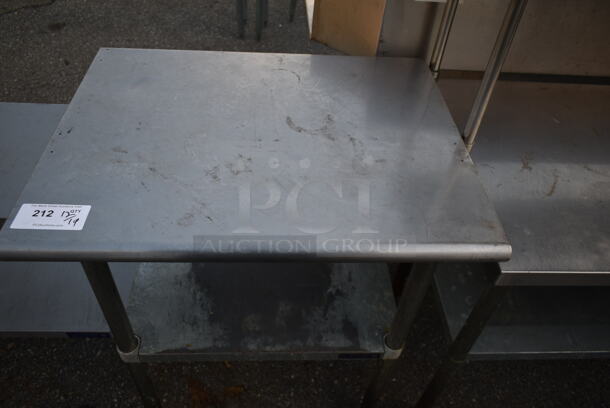 Stainless Steel Commercial Table w/ Metal Under Shelf. - Image 2 of 4