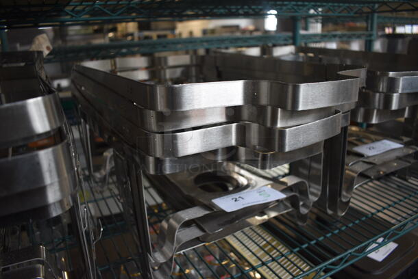 5 Metal Chafing Dish Frames. 12x25x9. 5 Times Your Bid! - Image 2 of 3