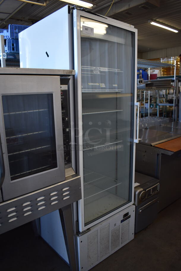 Master-Bilt BMG-23P Metal Commercial Single Door Reach In Cooler Merchandiser w/ Poly Coated Racks. 115/208-230 Volts, 1 Phase. 27x33x79. Tested and Working! - Image 5 of 8