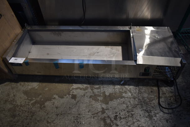 Arctic Air ACP48 Stainless Steel Commercial Countertop Refrigerated Rail. 115 Volts, 1 Phase. Tested and Working! - Image 1 of 4