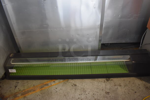 Hoshizaki HNC-210AA-8 Commercial Electric Powered Curved Glass Refrigerated Sushi Counter Display Case 115V Tested And Working - Image 1 of 6