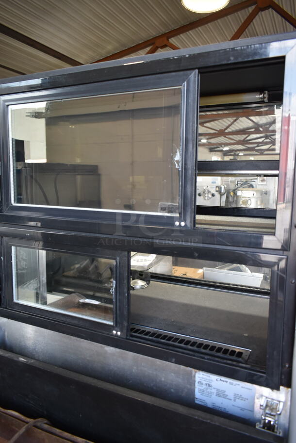 Structural Concepts Oasis C3Z3667 Black 36 1/2" Horizontal Air Curtain Display Case with Dry Top Display. 120 Volts, 1 Phase. Tested and Working! - Image 7 of 9
