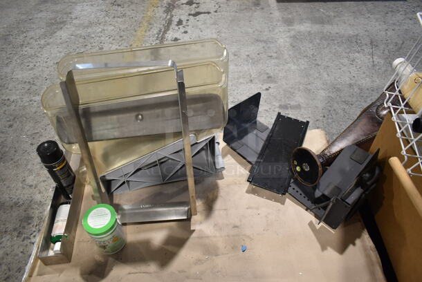 ALL ONE MONEY! 2 PALLET LOT of Various Items Including Hoppers, Racks and Umbrella Stand. - Image 3 of 9