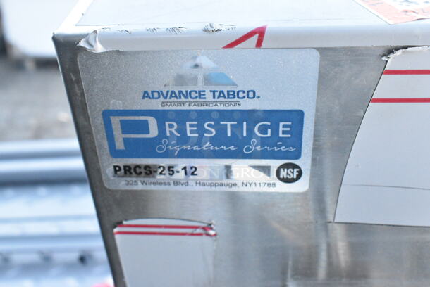 BRAND NEW SCRATCH AND DENT! Advance Tabco Prestige Series PRCS-25-12 Underbar Hand Sink with Glass Rinser - 25" x 12" - Image 6 of 6