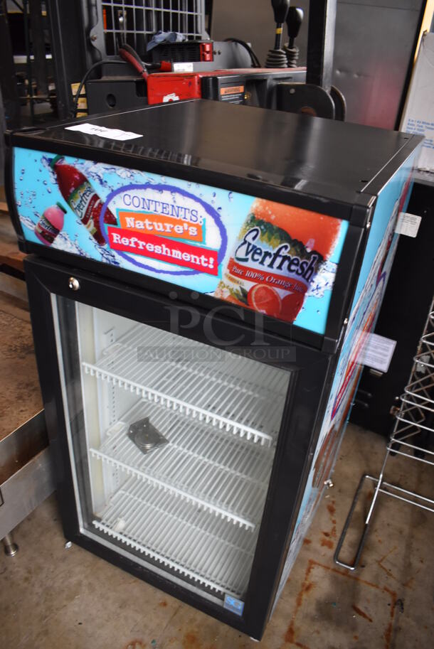 SG Beverage Solutions MJ5CT-H Metal Commercial Mini Cooler Merchandiser w/ Poly Coated Racks. 115 Volts, 1 Phase. 19x21x36.5. Tested and Working! - Image 2 of 5