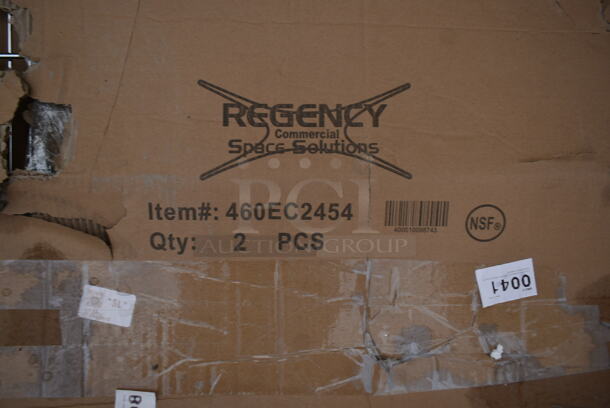 2 BRAND NEW SCRATCH AND DENT! Regency 460EC2454 24" x 54" NSF Chrome Wire Shelf - Image 3 of 4