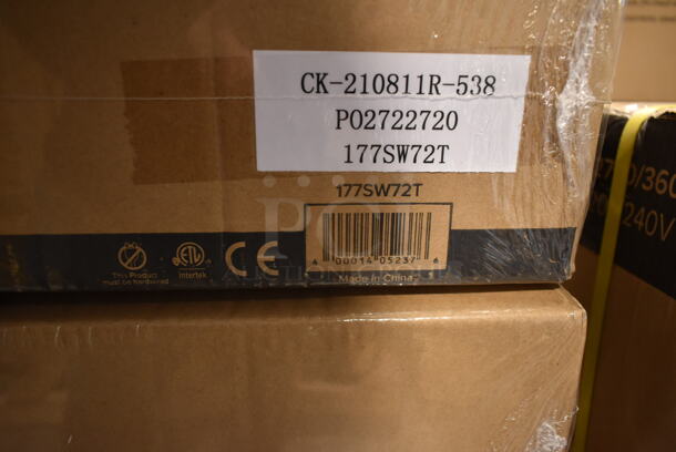 PALLET LOT of 35 BRAND NEW SCRATCH AND DENT! Avantco 177SW72T Stainless Steel Commercial 72" High Wattage Strip Warmer with Toggle Controls. Stock Picture Used as Gallery. 35 Times Your Bid! - Image 7 of 7