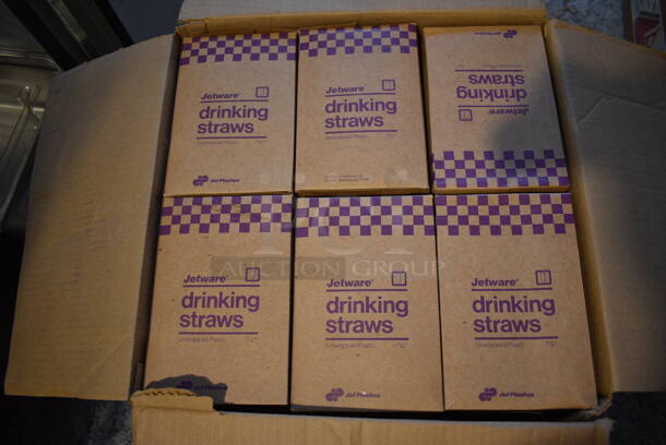 Box of Jetware Drinking Straws.