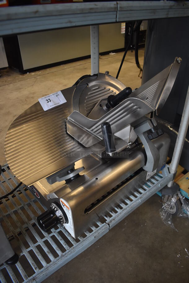 2015 Globe 3600N Stainless Steel Commercial Countertop Automatic Meat Slicer. 115 Volts, 1 Phase. 27x20x21. Tested and Working! - Image 2 of 6