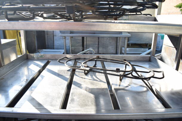 Metal 5 Tier Cart w/ Contents Including Folding Chafer Frames on Commercial Casters.  - Image 5 of 5