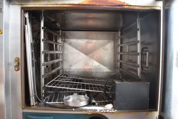 2 2016 Rational Stainless Steel Commercial Combitherm Self Cooking Center Convection Ovens on Commercial Casters. Top Model: SCC WE 62. Bottom Model: SCC WE 102. 480 Volts, 3 Phase. See Pictures for Lower Oven Glass Damage. 2 Times Your Bid! - Image 6 of 11